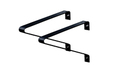 Konsol Växthushylla Svart 2-pack Vitavia